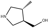 ((3R,4R)-4-Methylpyrrolidin-3-yl)Methanol, 942618-25-9, 结构式
