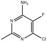 6-Chloro-5-fluoro-2-MethylpyriMidin-4-aMine Structure