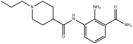 N-[2-AMino-3-(aMinocarbonyl)phenyl]-1-propyl-4-piperidinecarboxaMide Struktur