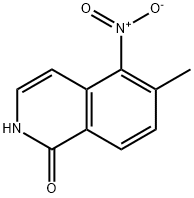 6-Methyl-5-nitroisoquinolin-1(2H)-one Structure
