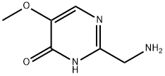 2-AMinoMethyl-5-MethoxypyriMidin-4-ol 化学構造式