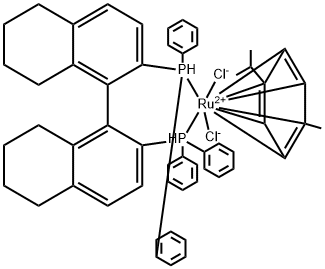 (R)-RUCL[P-CYMENE)(H8-BINAP)]CL, 944451-26-7, 结构式