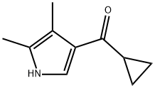 Cyclopropyl(4,5-diMethyl-1H-pyrrol-3-yl)Methanone Structure