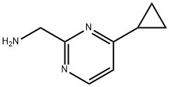 (4-CyclopropylpyriMidin-2-yl)MethanaMine Structure