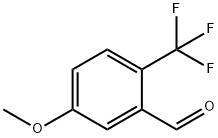 5-メトキシ-2-(トリフルオロメチル)ベンズアルデヒド 化学構造式