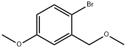 1-ブロモ-4-メトキシ-2-(メトキシメチル)ベンゼン 化学構造式