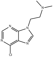[2-(6-Chloro-purin-9-yl)-ethyl]-diMethyl-aMine Structure