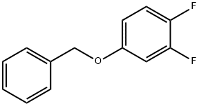 1,2-二氟-4-苄氧基苯 结构式