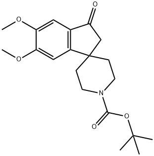tert-butyl 5,6-diMethoxy-3-oxo-2,3-dihydrospiro[indene-1,4'-piperidine]-1'-carboxylate Structure