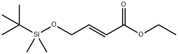 (E)-4-[[(1,1-DiMethylethyl)diMethylsilyl]oxy]-2-butenoic Acid Ethyl Ester Structure
