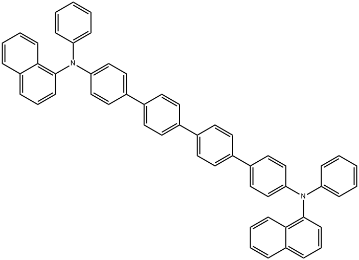 4P-NPB , N,N'-di-(1-naphthalenyl)-N,N'-diphenyl-[1,1':4',1'':4 Struktur