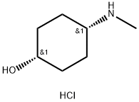 cis-4-(MethylaMino)cyclohexanol hydrochloride Structure