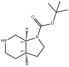1-BOC-オクタヒドロピロロ[2,3-C]ピリジン 化学構造式