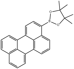 4,4,5,5-四甲基-2-(苝-3-基)-1,3,2-二氧杂环戊硼烷, 950761-81-6, 结构式