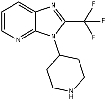 3-哌啶-4-基-2-三氟甲基-3H-咪唑并[4,5-B]吡啶, 951544-48-2, 结构式