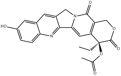 10 -羟基喜树碱醋酸盐,951770-22-2,结构式