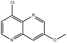 8-クロロ-3-メトキシ-1,5-ナフチリジン 化学構造式