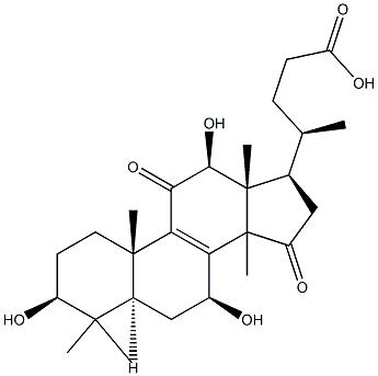 Lucidenic acid C 化学構造式