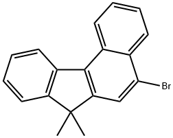 5-ブロモ-7,7-ジメチル-7H-ベンゾ[C]フルオレン 化学構造式