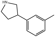 3-(3-Methylphenyl)pyrrolidine HCl Structure