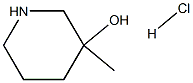 3-Methylpiperidin-3-ol HCl Structure