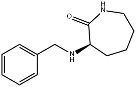 (3R)-hexahydro-3-[(phenylMethyl)aMino]-2H-azepin-2-one Struktur