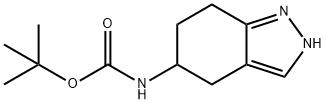 (4,5,6,7-Tetrahydro-2H-indazol-5-yl)-carbaMic acid tert-butyl ester Struktur