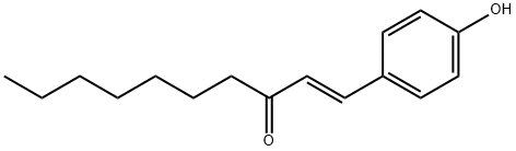 (E)-1-(4-HYDROXYPHENYL)DEC-1-EN-3-ONE 结构式