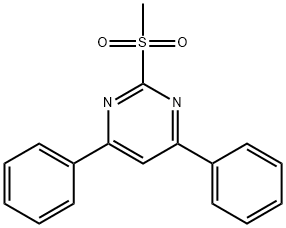 2-(甲基磺酰基)-4,6-二苯基嘧啶, 958727-25-8, 结构式