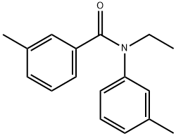 N-乙基-3-甲基-N-(3-甲基苯基)苯甲酰胺, 958996-84-4, 结构式