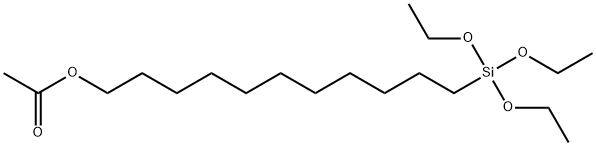 11-乙酰氧基十一烷基三乙氧基硅烷, 959053-85-1, 结构式
