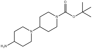 4-アミノ-1,4'-ビピペリジン-1'-カルボン酸TERT-ブチル 化学構造式