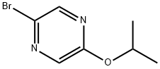 2-broMo-5-isopropoxypyrazine Structure