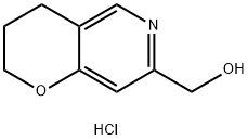(2,3二氢吡喃并(3,2-C)吡啶-7-基)甲醇盐酸盐, 959617-58-4, 结构式