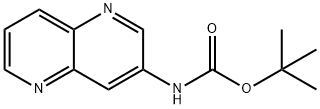 tert-butyl 1,5-naphthyridin-3-ylcarbaMate Structure