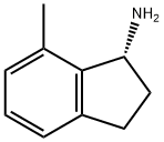 (1R)-7-METHYLINDANYLAMINE 结构式