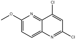 2,4-二氯-6-甲氧基-1,5-萘啶, 959990-35-3, 结构式