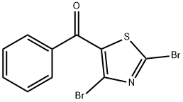 (2,4-二溴噻唑-5-基)(苯基)甲酮,960069-35-6,结构式