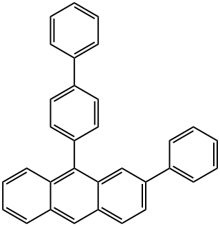 9-联苯基-2-苯基蒽, 960082-29-5, 结构式