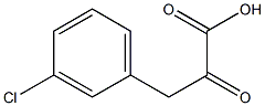 3-(3-氯苯基)-2-氧代丙酸, 96406-06-3, 结构式