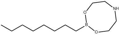 正辛基硼酸二乙醇胺酯, 96508-56-4, 结构式