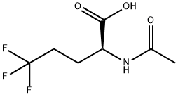 2-乙酰氨基-5,5,5-三氟戊酸 结构式