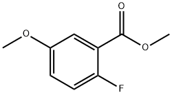 2-Fluoro-5-Methoxy-benzoic acid Methyl ester Struktur