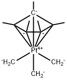 (TriMethyl)pentaMethylcyclopentadienylplatinuM(IV), 99% Structure