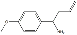 1-(4-Methoxyphenyl)but-3-en-1-aMine Struktur