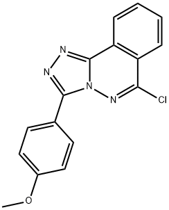 6-氯-3-(4-甲氧基苯基)-[1,2,4]三唑并[3,4-A]酞嗪, 98123-77-4, 结构式