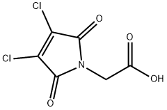 1H-Pyrrole-1-acetic acid, 3,4-dichloro-2,5-dihydro-2,5-dioxo- Structure