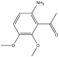 1-(6-AMino-2,3-diMethoxy-phenyl)-ethanone 化学構造式
