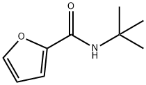 N-叔丁基呋喃-2-甲酰胺 结构式