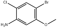 4-ブロモ-2-クロロ-5-メトキシアニリン 化学構造式